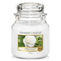 Yankee Candle Aromatická svíčka Classic střední Camellia Blossom 411 g