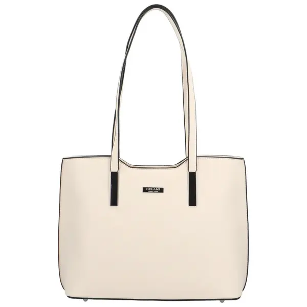 Dámská kabelka na rameno pudrová - Delami Velvet Aura