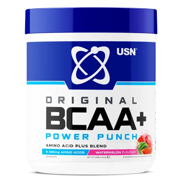 USN BCAA Power Punch 400g - modrá malina