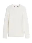 TOMMY HILFIGER Sveter  šedobiela