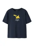 NAME IT Tričko 'NKMJyk Pokemon'  tmavomodrá / hnedá / žltá / biela