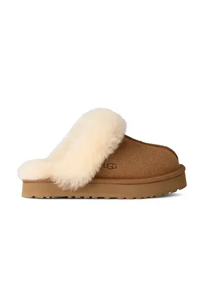 UGG  Dětské semišové papuče  DISQUETTE