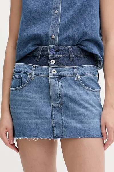 Karl Lagerfeld Jeans sukně džínová