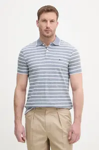 Tommy Hilfiger polo pánské s příměsí lnu