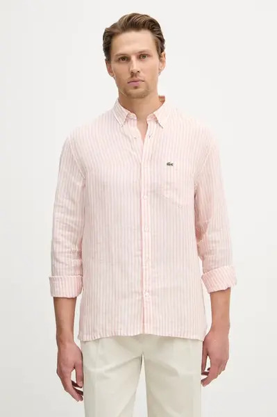 Lacoste pánská lněná košile