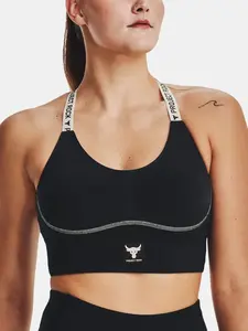 Under Armour Podprsenka Pjt Rock Infty Mid Bra-BLK - Dámské