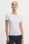 Tommy Jeans basic tričko dámské bavlněné s elastanem