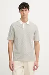 Armani Exchange polo pánské bavlněné s elastanem