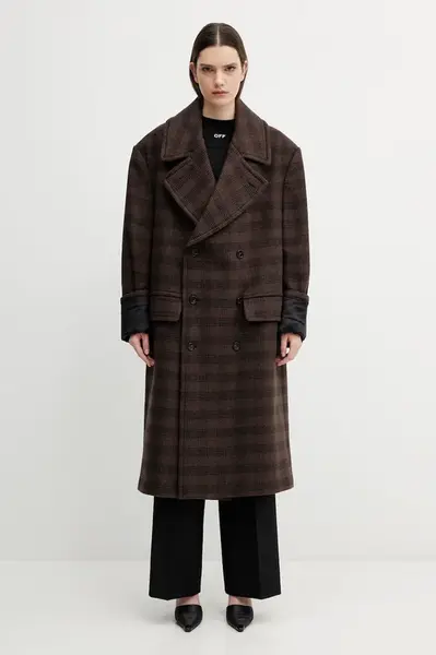 MM6 Maison Margiela  Kabát s příměsí vlny