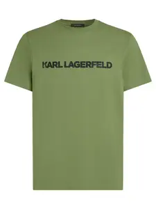 Karl Lagerfeld Tričko  zelená / čierna