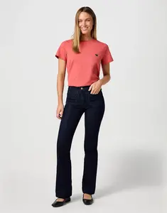 Dámské džíny WRANGLER FLARE SOFT MOONLIGHT 112362668 Velikost: 32/34
