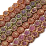 Painted Glass Beads Strands