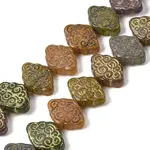 Baking Paint Glass Beads Strands