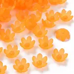 Frosted Acrylic Bead Caps