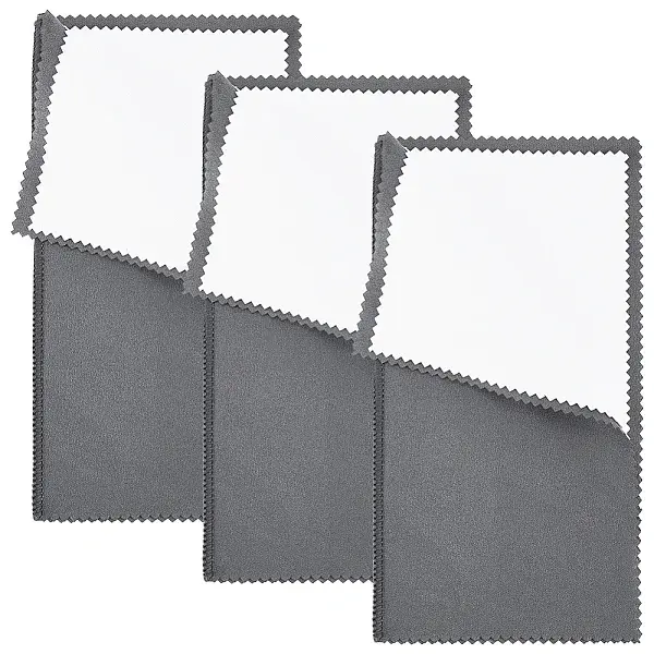 3 Sheets 4 Layers Silver Polishing Cloth