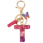 Alloy Resin Butterfly Keychains