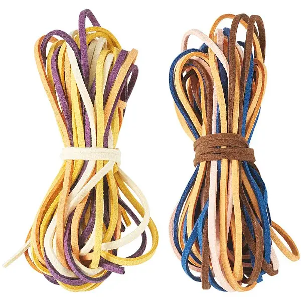 2 Bundles Faux Suede Cord Sets