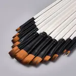 Wood Handle Paint Brushes Set