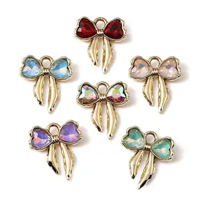 UV Plating Alloy Glass Pendants