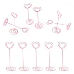 15Pcs Heart Iron Name Card Holder