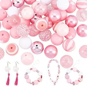 1 Set Opaque Acrylic Beads Set