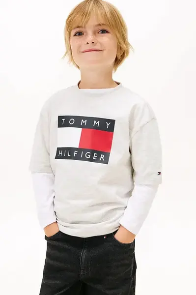 Tommy Hilfiger Dětské bavlněné tričko Tommy Hilfiger