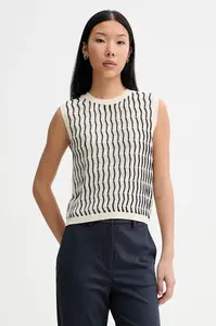 Rag & Bone vesta dámská s bavlnou Leslie