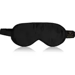 Crystallove Silk Eye Mask maska na spaní Black 1 ks
