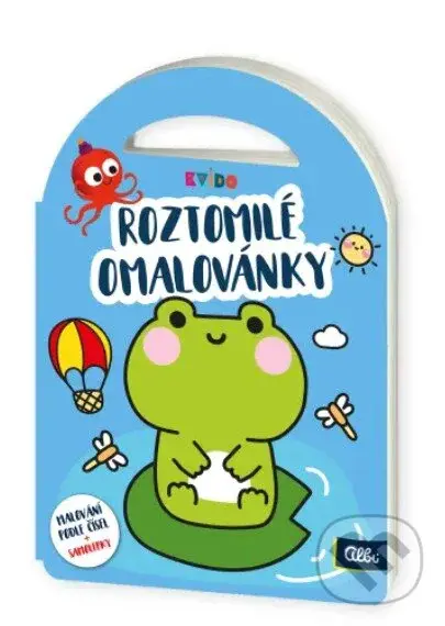Kvído - Roztomilé omalovánky žabička
