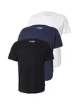 WRANGLER Tričko  námornícka modrá / čierna / biela