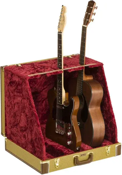 Fender Classic Series Case Stand Tweed 3 Guitar