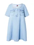 Tommy Jeans Šaty 'A-line Mini'  svetlomodrá