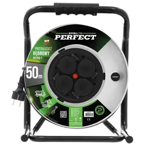 Prodlužovačka bubnová profi HEAVY LINE 30 m, STALCO PERFECT