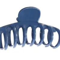 Plastový skřipec do vlasů Duko 3622 - 8,5 cm, modrý