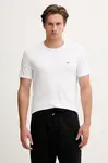 Emporio Armani Underwear basic tričko pánske bavlnené s elastanom 2-pack