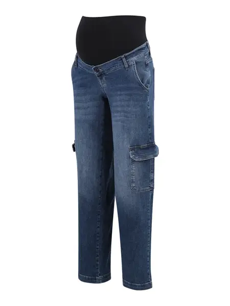 LOVE2WAIT Rifľové kapsáče  modrá denim