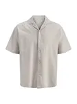 Jack & Jones Plus Košeľa 'JJEBreeze'  tmavobéžová