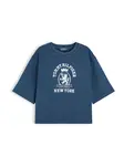TOMMY HILFIGER Tričko  tmavomodrá / biela