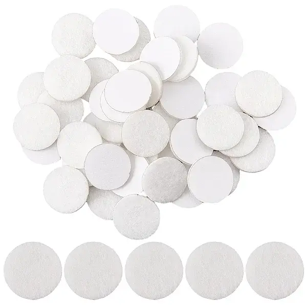 150Pcs Self-adhesive Felt Round Sheet