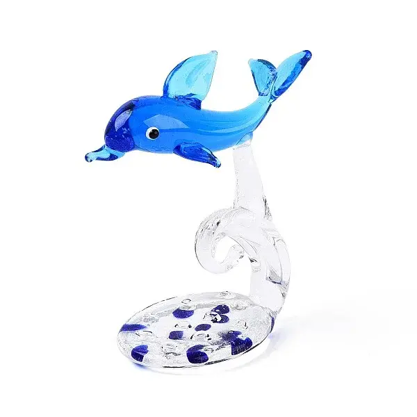 Handmade Lampwork Dolphin & Spindrift Display Decorations