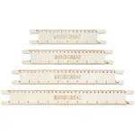 Wood Braided Cord Measure Rulers