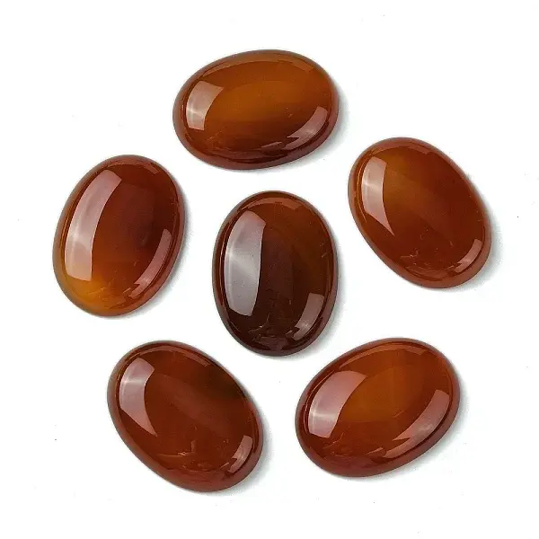 Natural Red Agate Cabochons