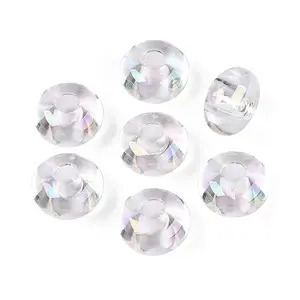 Transparent Acrylic European Beads