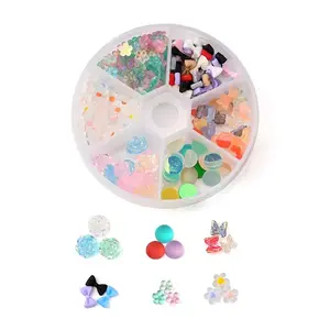 235Pcs Transparent & Opaque Resin Cabochons Set