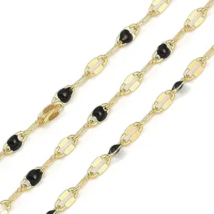 Rack Plating Brass Dapped Chains