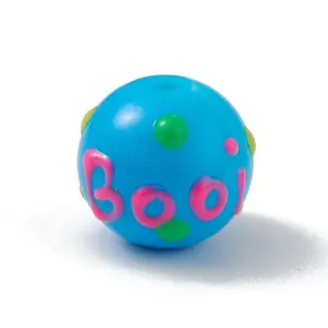 Opaque Painted Glass Beads