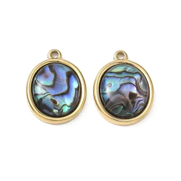 Natural Paua Shell Pendants