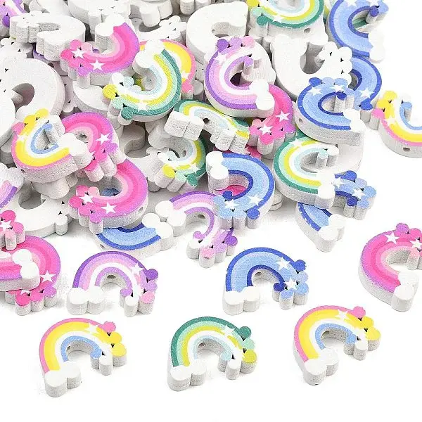 80Pcs Wood Beads