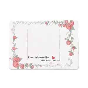 Rectangle Paper Hair Clip Display Cards