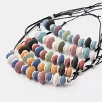 Natural Lava Rock Bib Statement Necklaces